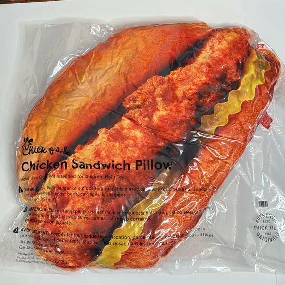 Chick fil a sandwich pillow - Picture 7 of 12